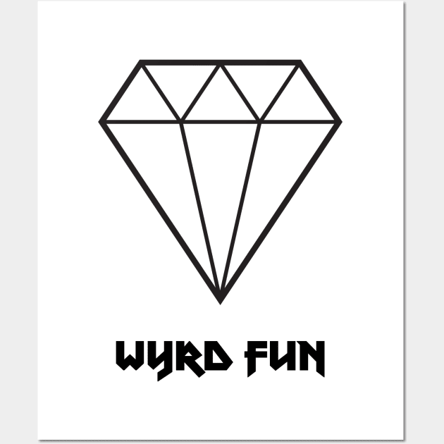 Wyrd Diamond Wall Art by wyrdfun